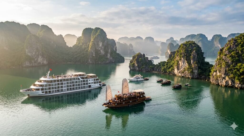 하롱베이 크루즈 선택법 가격대별 배 비교