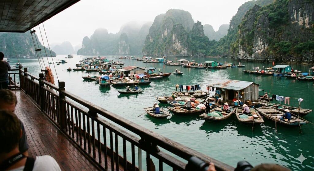 하롱베이 크루즈 어부마을