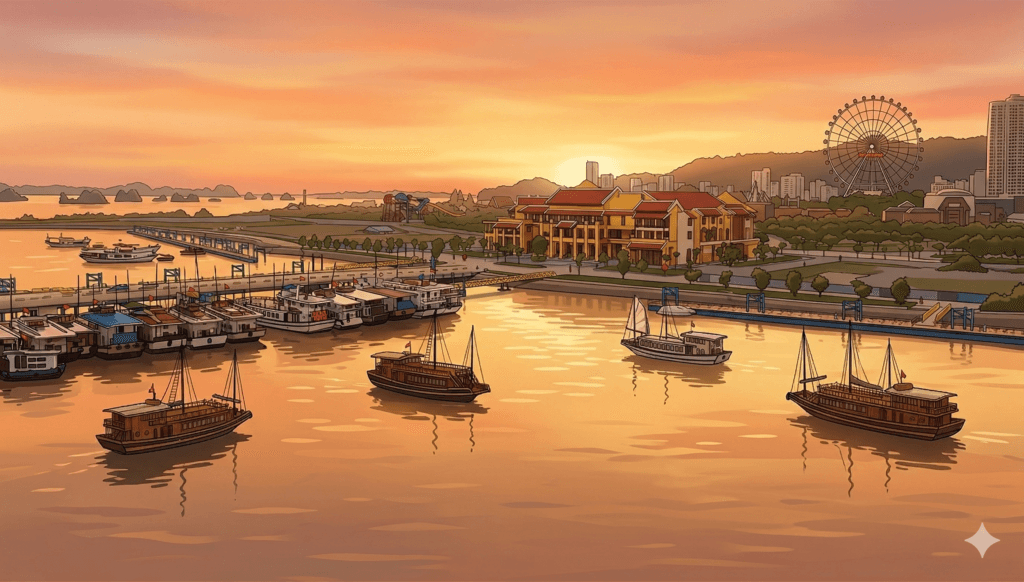 하노이에서 하롱베이 가는 방법 — 선착장