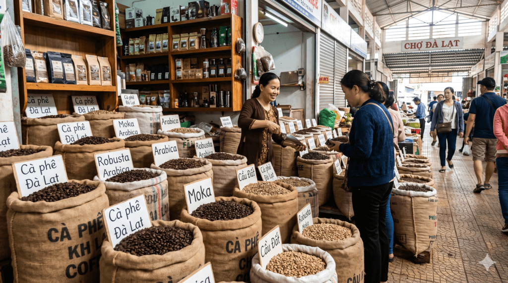 베트남 커피 추천 — 달랏 원두 시장