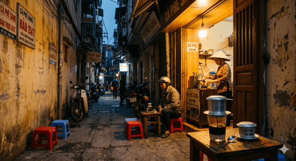베트남 커피 종류 — 하노이 골목 카페