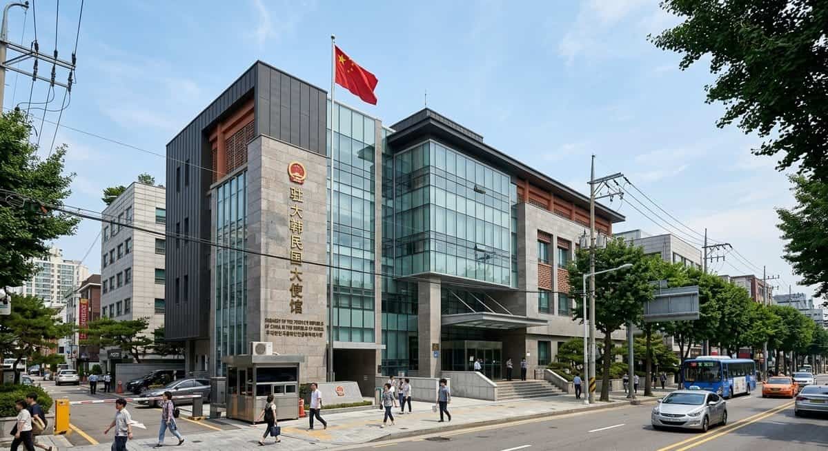 주한 베트남대사관 전경